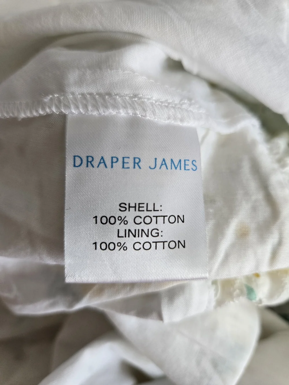 Draper James White Yellow Floral Knee-Length Eyelet Wrap Dress Rare Plus Size 20